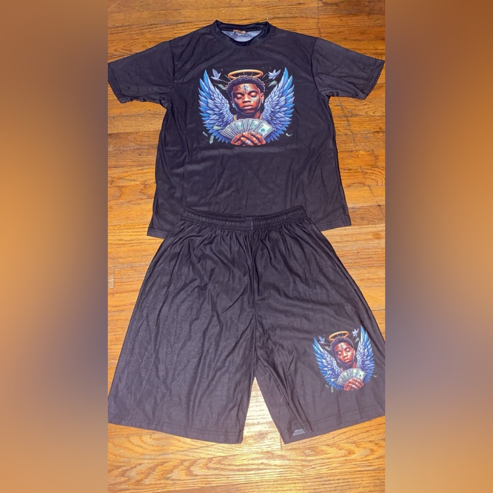 Men’s P4K Money Angel short set.(Brand New)